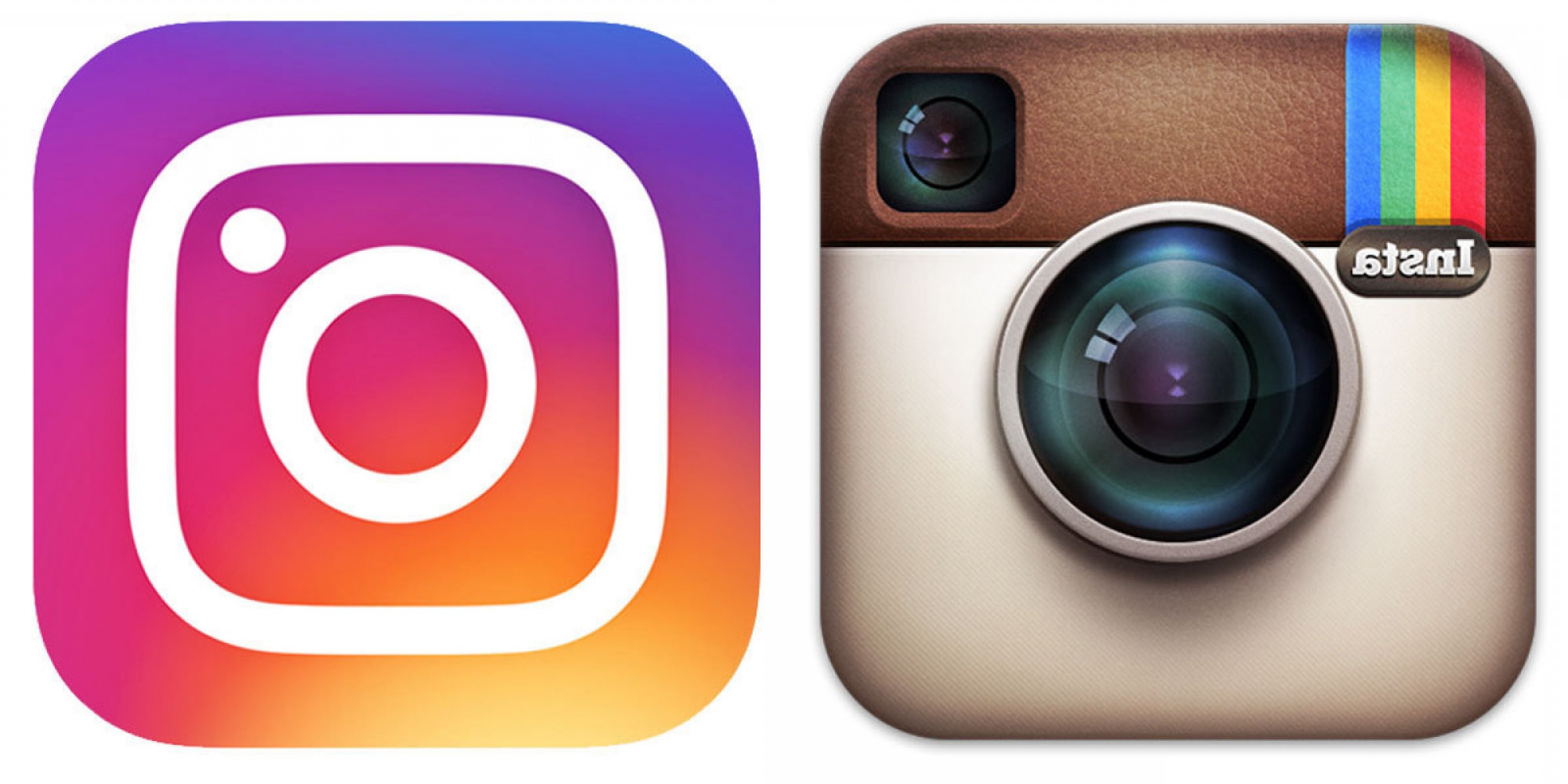 and instagram logos new instagram logo vector